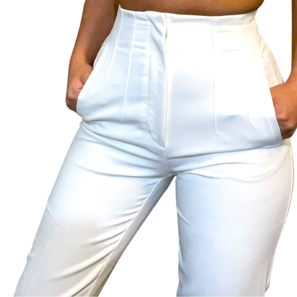 White pants zara xs